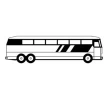 Coloriage Autobus / Autocar (Transport) #135327, dessin gratuit prêt à imprimer