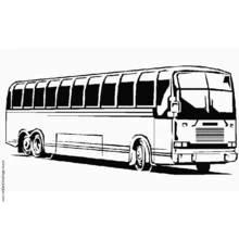 Page de coloriage Autobus / Autocar (Transport) #135343, gratuite à imprimer