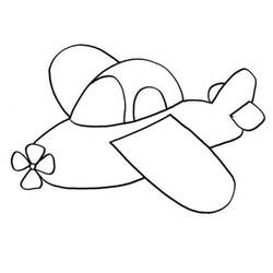 Coloriage Avion