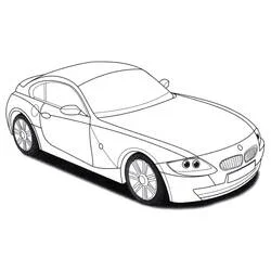 Coloriage BMW Z4 M coupé sportif