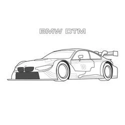 Coloriage BMW voiture de course DTM