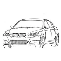 Coloriage BMW M5 E60 berline