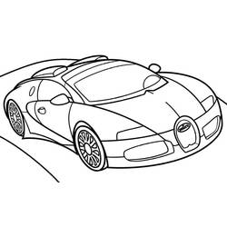 Coloriage Bugatti #174790 à imprimer et colorier