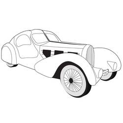 Coloriage Bugatti #174798 à imprimer et colorier