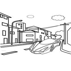 Coloriage Bugatti #174800 à imprimer et colorier