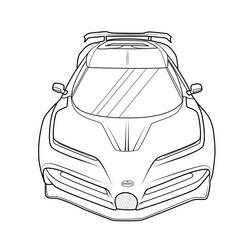 Coloriage Bugatti #218668 à imprimer et colorier