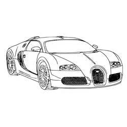 Coloriage Bugatti #218673 à imprimer et colorier