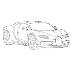 Coloriage Bugatti #218679 à imprimer et colorier