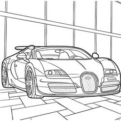 Coloriage Bugatti #218682 à imprimer et colorier
