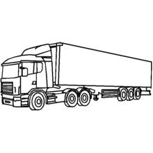 Camion - Coloriages gratuits à imprimer