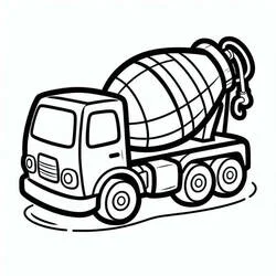 Camion Toupie - Coloriages gratuits à imprimer