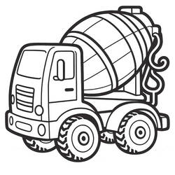 Camion Toupie - Coloriages gratuits à imprimer