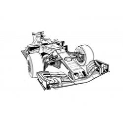 Formule 1 - Coloriages gratuits à imprimer