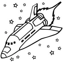 Fusée - Coloriages gratuits à imprimer