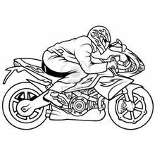 Moto - Coloriages gratuits à imprimer