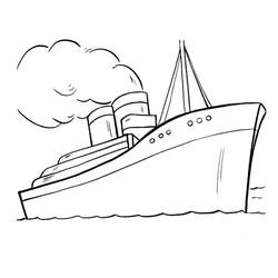 Coloriage Navire et Bateau #171605 à imprimer et colorier