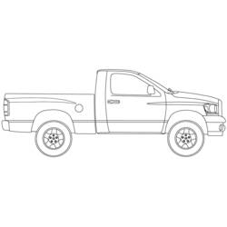 Pick-up - Coloriages gratuits à imprimer