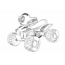 Dessin Quad / VTT (Transport) #143190 à colorier pour petits et grands