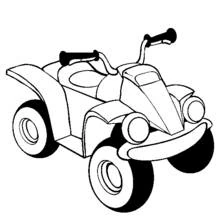 Page de coloriage Quad / VTT (Transport) #143196, gratuite à imprimer