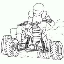 Dessin Quad / VTT (Transport) #143200 à colorier pour petits et grands