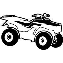 Joli coloriage Quad / VTT (Transport) #143502, prêt à imprimer