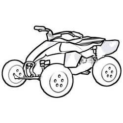 Dessin à colorier Quad / VTT (Transport) #179373, gratuit à imprimer