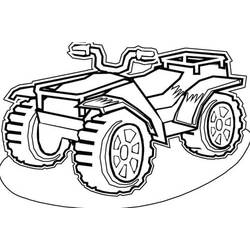 Coloriage imprimable Quad / VTT (Transport) #179375 à colorier gratuitement