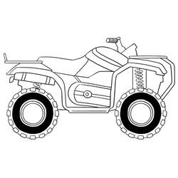 Coloriage gratuit Quad / VTT (Transport) #179378 à colorier aux crayons