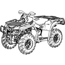 Coloriage imprimable Quad / VTT (Transport) #179381 à colorier gratuitement