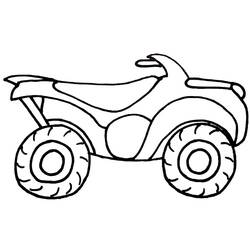 Coloriage Quad / VTT (Transport) #179385, dessin gratuit prêt à imprimer
