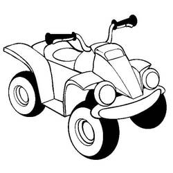 Dessin Quad / VTT (Transport) #179387 à colorier pour petits et grands