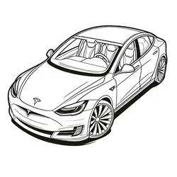 Tesla - Coloriages gratuits à imprimer