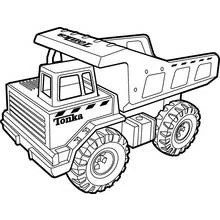 Tonka - Coloriages gratuits à imprimer