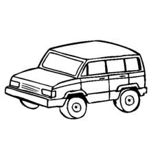 Coloriage Véhicules 4x4 de type break tout-terrain