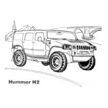 Véhicules 4x4 - Coloriages gratuits à imprimer