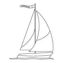 Voilier - Coloriages gratuits à imprimer