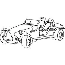 Coloriage Voiture de sport découverte