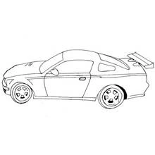 Coloriage imprimable Voiture sport / tuning (Transport) #146941 à colorier gratuitement