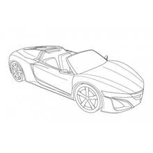 Dessin Voiture sport / tuning (Transport) #146959 à colorier pour petits et grands