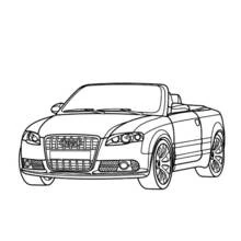 Dessin à colorier Voiture sport / tuning (Transport) #147018, gratuit à imprimer