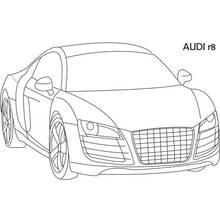 Coloriage Voiture sport / tuning (Transport) #147036 à imprimer et colorier