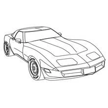 Coloriage imprimable Voiture sport / tuning (Transport) #147077 à colorier gratuitement