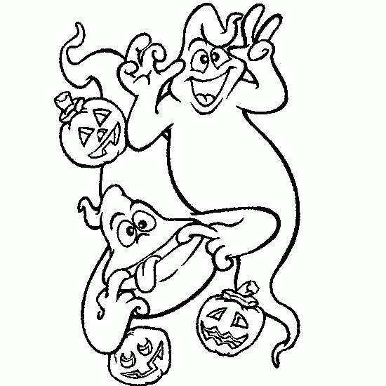 Бесплатная раскраска Призрак #95552 из коллекции Персонажи