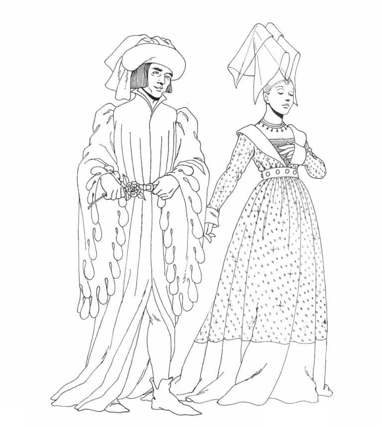 Бесплатная раскраска Middle Ages #201414 из коллекции Персонажи