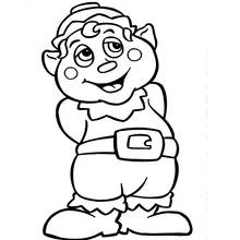 Раскраска Эльф (Персонажи) #93922 для печати и раскрашивания