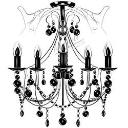 Раскраска Подсвечник (Предметы) #169844 для печати и раскрашивания