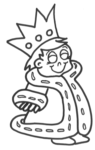 免费国王着色页 #106920 来自人物合集