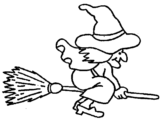 免费女巫着色页 #108306 来自人物合集