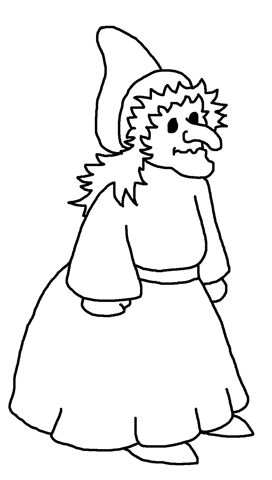 免费女巫着色页 #108339 来自人物合集