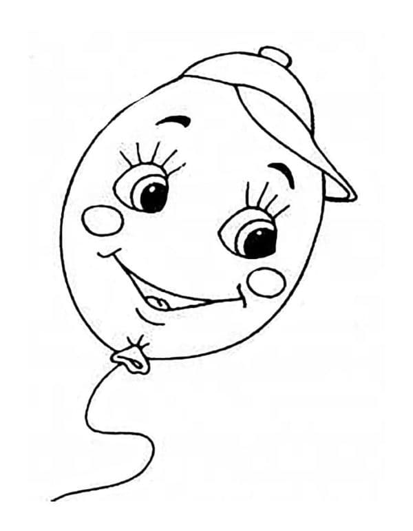 免费气球着色页 #184774 来自物品合集